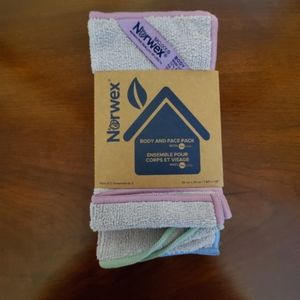 New Norwex Face & Body Cloths, 3 pack